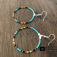 Load image into Gallery viewer, Serape Hoop Earrings
