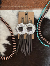 Load image into Gallery viewer, Leather Concho Earrings
