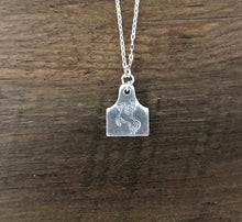 Load image into Gallery viewer, Mini Cowtag Choker Necklace
