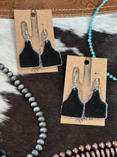 Load image into Gallery viewer, Angus Cattle Tag Earrings
