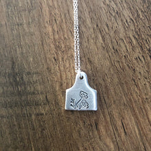 Load image into Gallery viewer, Mini Cowtag Choker Necklace
