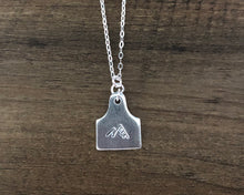Load image into Gallery viewer, Mini Cowtag Choker Necklace
