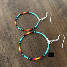 Load image into Gallery viewer, Serape Hoop Earrings
