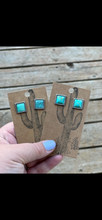 Load image into Gallery viewer, Kingman Turquoise Studs
