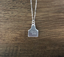 Load image into Gallery viewer, Mini Cowtag Choker Necklace
