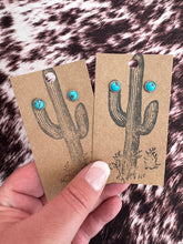Load image into Gallery viewer, Kingman Turquoise Studs
