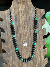 Load image into Gallery viewer, Silver and Jade Necklace
