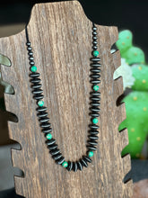 Load image into Gallery viewer, Silver and Jade Necklace
