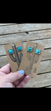 Load image into Gallery viewer, Kingman Turquoise Studs

