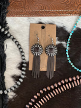 Load image into Gallery viewer, Leather Concho Earrings
