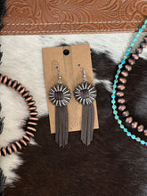 Load image into Gallery viewer, Leather Concho Earrings
