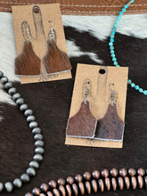 Load image into Gallery viewer, Red Angus Cattle Tag Earrings

