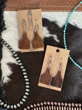 Load image into Gallery viewer, Red Angus Cattle Tag Earrings
