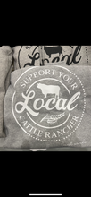 Load image into Gallery viewer, Support Your Local Cattle Ranchers Hoodie
