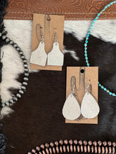 Load image into Gallery viewer, Charolais Cattle Tag Earrings
