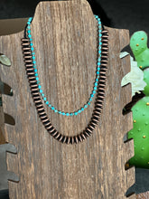 Load image into Gallery viewer, Bronze Rondelle Stacker Necklace
