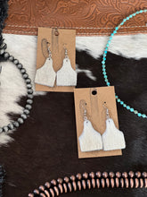 Load image into Gallery viewer, Charolais Cattle Tag Earrings
