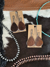 Load image into Gallery viewer, Red Angus Teardrop Earrings
