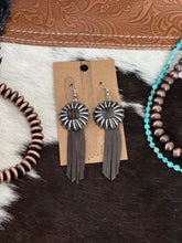 Load image into Gallery viewer, Leather Concho Earrings
